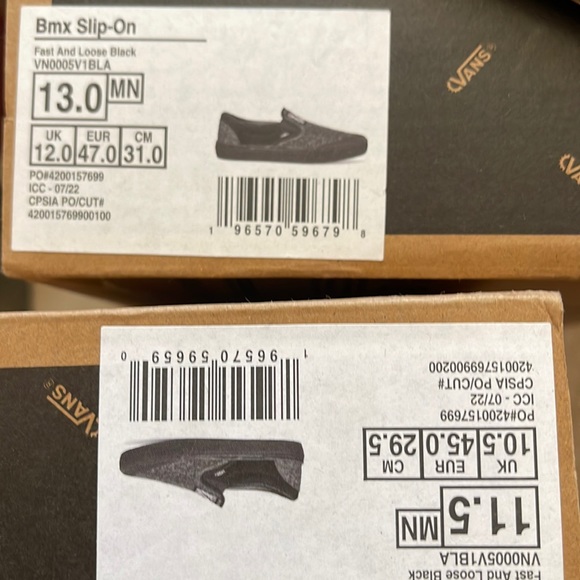 Vans Men’s Bmx Slip-On
Fast And Loose Black
VN0005V1BLA
Sneakers - Picture 15 of 16